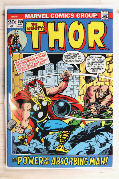 Thor #206 – Marvel (1972) 2.5 GD+