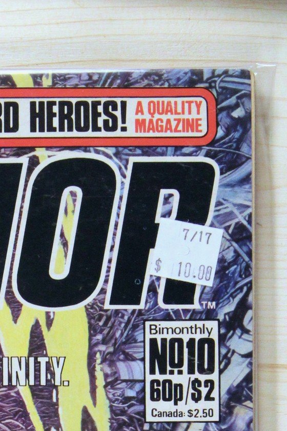 Warrior #10 – Quality Communications (1983) 9.0 VF/NM "V for Vendetta" Book 1: Europe After the Reign | Alan Moore story