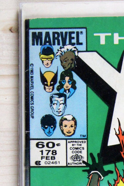 The Uncanny X-Men #178 – Marvel (1984) 6.0 FN Chris Claremont story | Newsstand