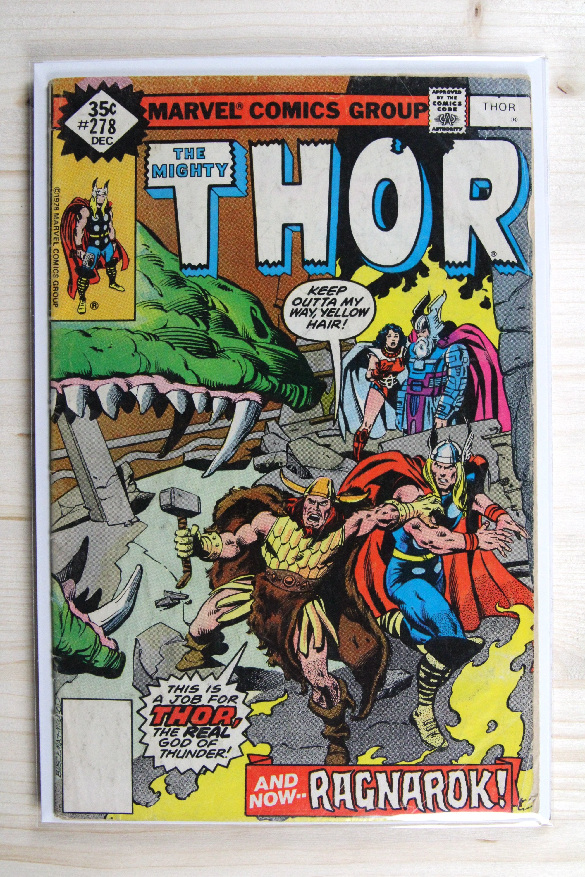 Thor #278 – Marvel (1978) 6.0 FN Ragnarok