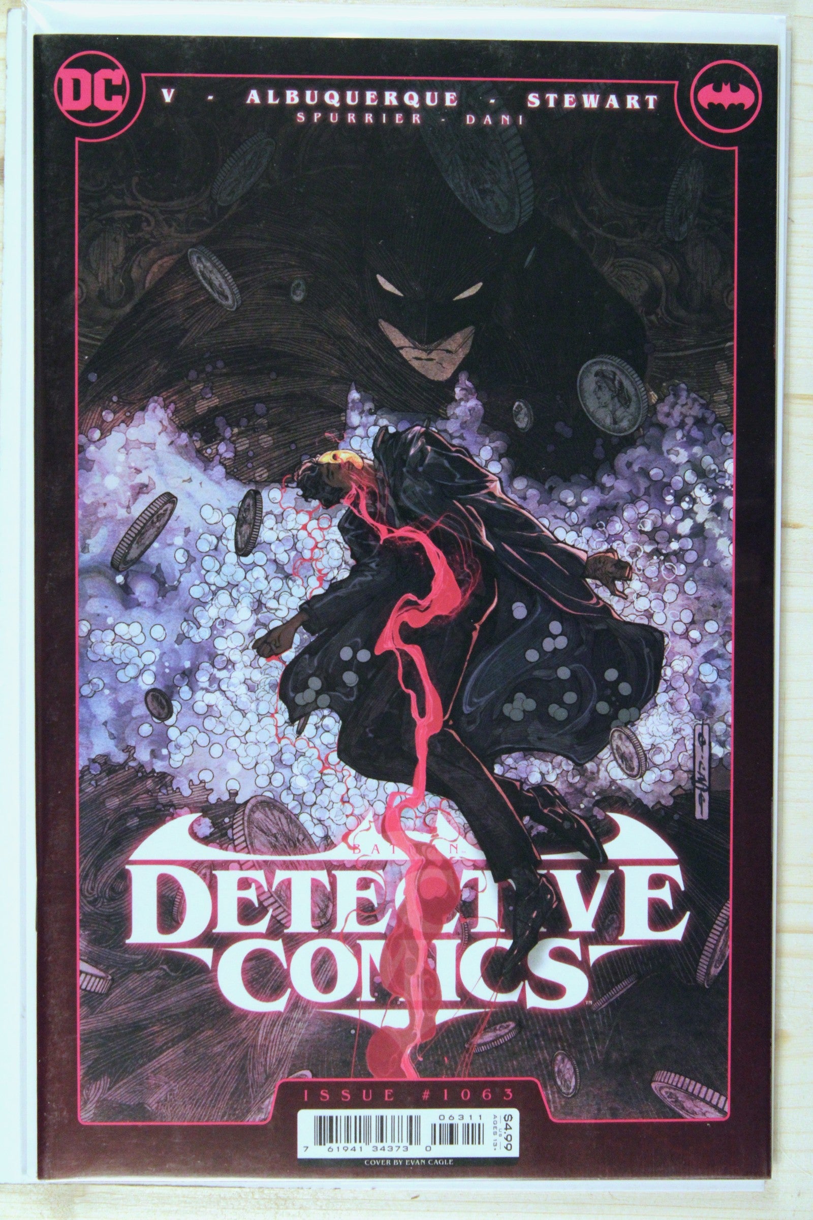 Detective Comics #1063 – DC (2022) 9.6 NM+ Gotham Nocturne | Jim Lee cover | Scott Williams cover