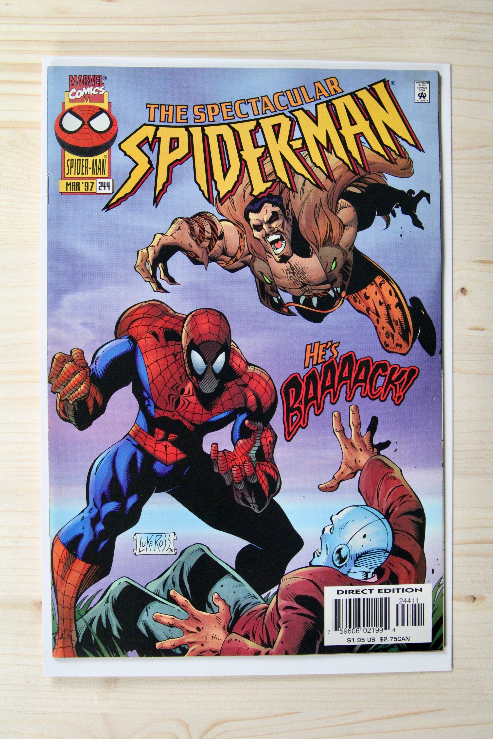 Spectacular Spider-Man #244 – Marvel (2012) 9.0 VF/NM Direct Edition