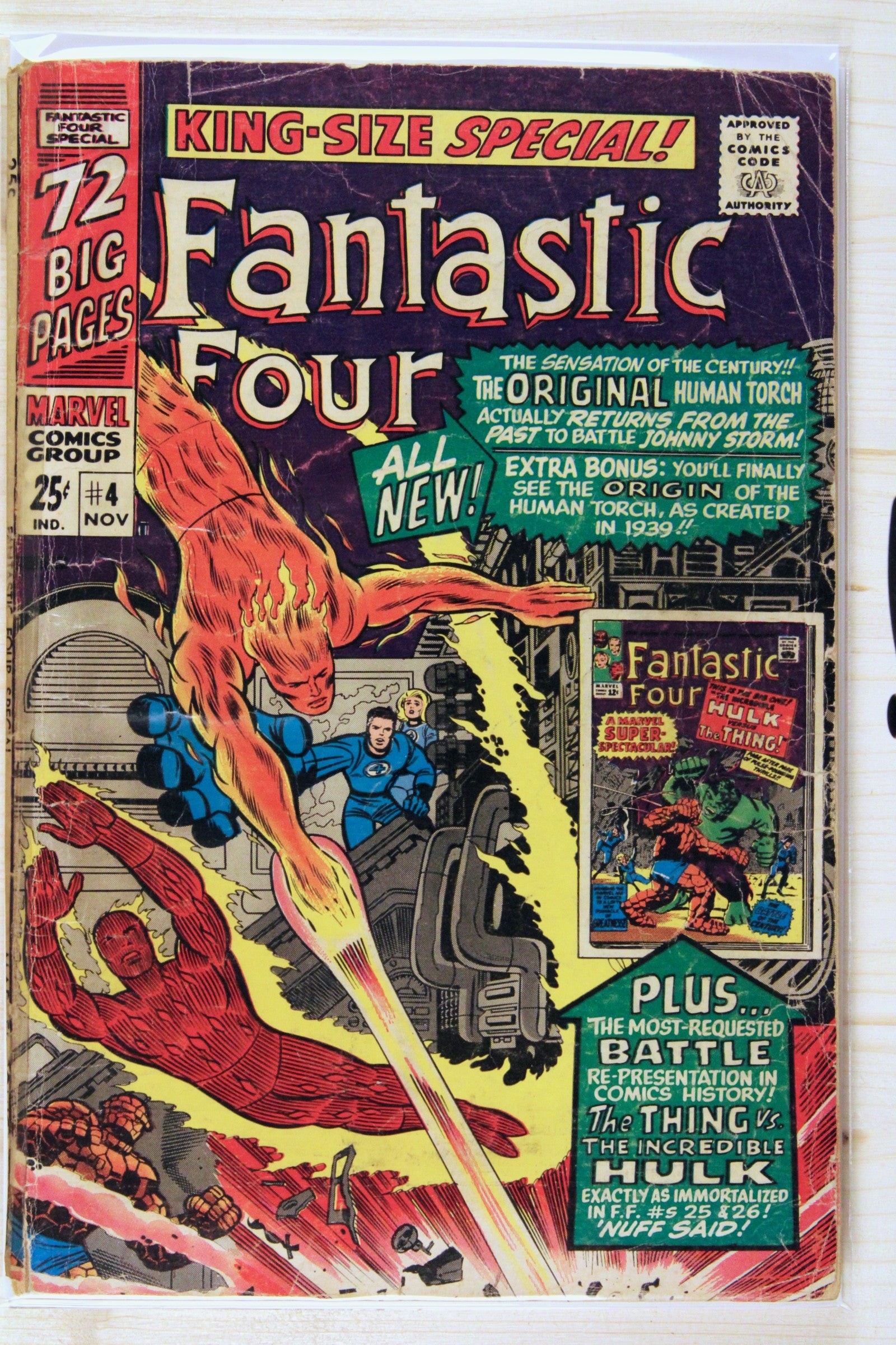Fantastic Four King-Size Special Annual #4 – Marvel (1966) 3.0 GD/VG