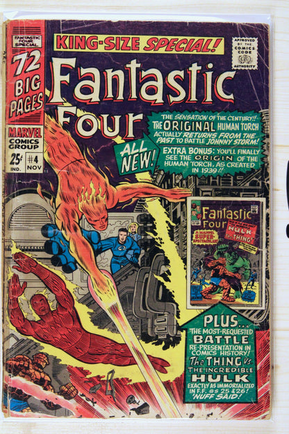 Fantastic Four King-Size Special Annual #4 – Marvel (1966) 3.0 GD/VG