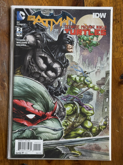 Batman/Teenage Mutant Ninja Turtles #2 – DC Comics/IDW Publishing (2016) 9.6 NM+