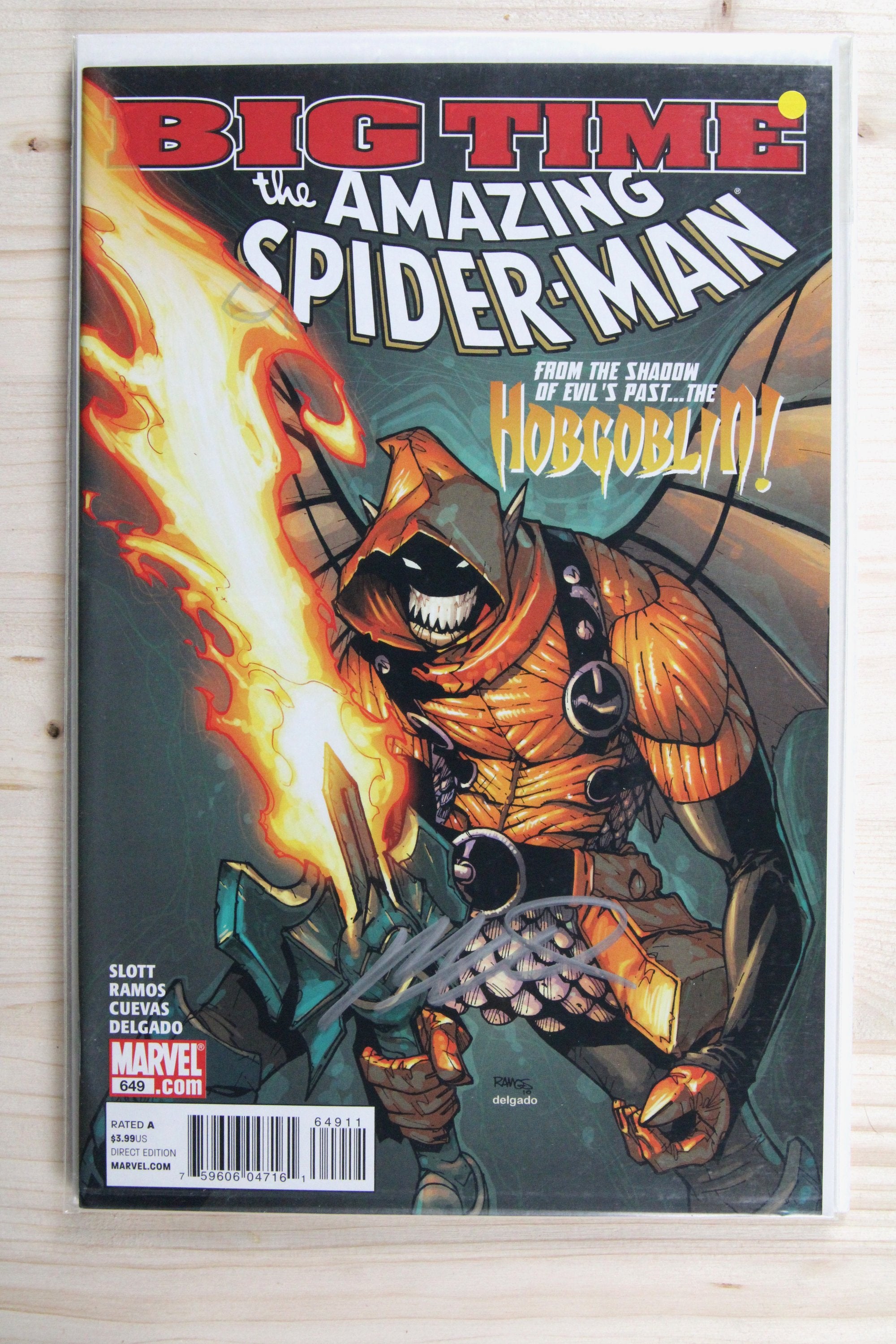 The Amazing Spider-Man #649 – Marvel (2011) 9.4 NM Big Time | Signed