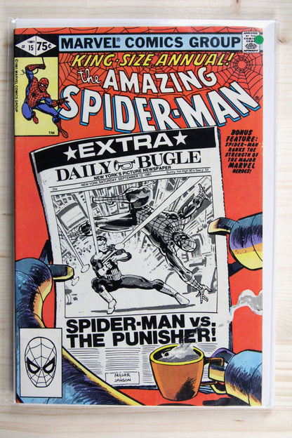 The Amazing Spider-Man Annual #15 – Marvel (1981) 8.5 VF+ Frank Miller art | Klaus Janson