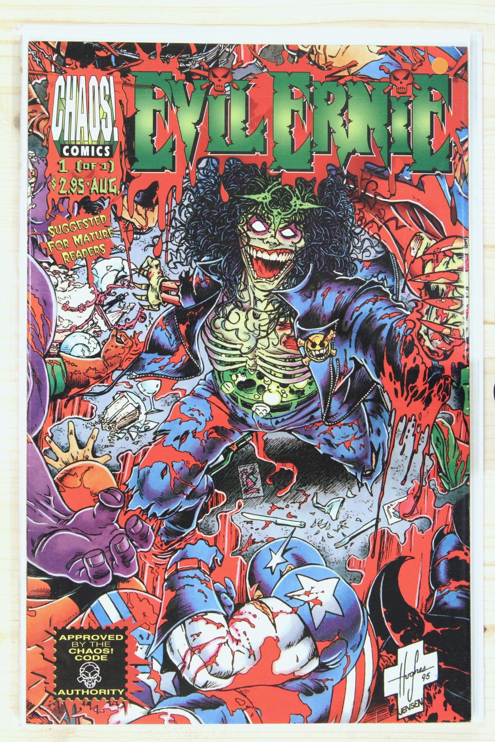 Evil Ernie Vs Superheroes #1 – Chaos! (1995) 9.4 NM