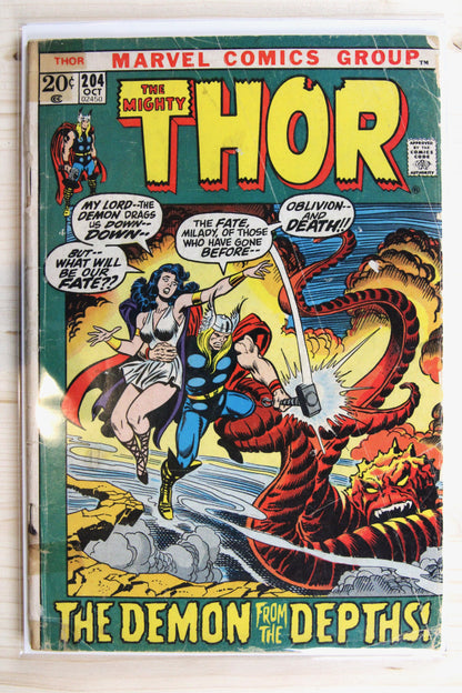 Thor #204 – Marvel (1972) 5.5 FN-