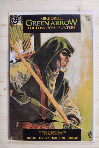 Green Arrow: The Longbow Hunters #1-3 – DC (1987) Full Series 3x Signed Grell