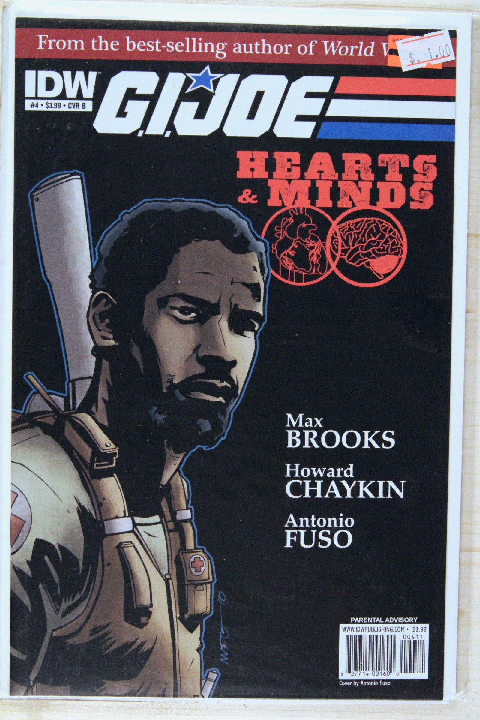 G.I. Joe: Hearts & Minds #4 – IDW Publishing (2010) 9.4 NM Cover B