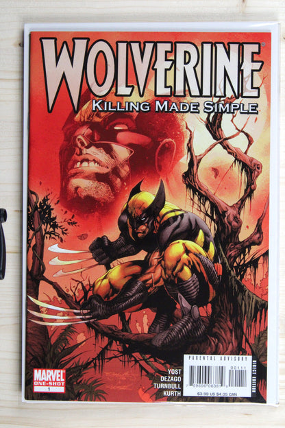 Wolverine: Killing Made Simple #1 – Marvel (2008) 9.0 VF/NM