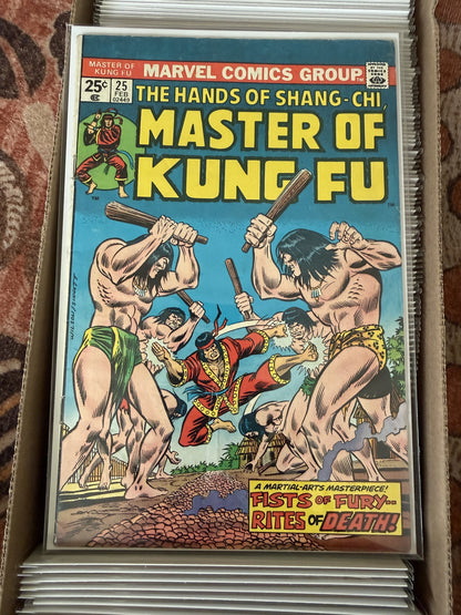 Shang-Chi, Master of Kung Fu #17-125 + King Sized & Annuals – Marvel (1975) (114 Issues)