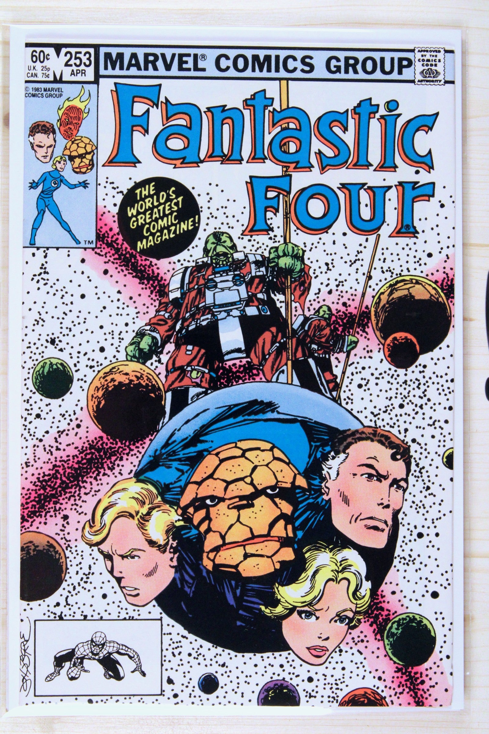 Fantastic Four #253 – Marvel (1983) 7.5 VF- Annihilation Gambit | John Byrne story
