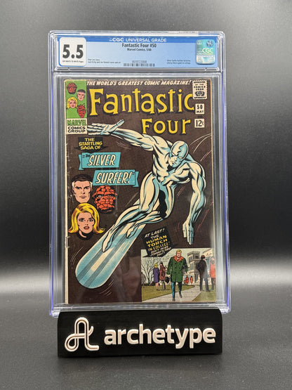 Fantastic Four #50 – Marvel (1966) CGC 5.5 Off-White to White Pages