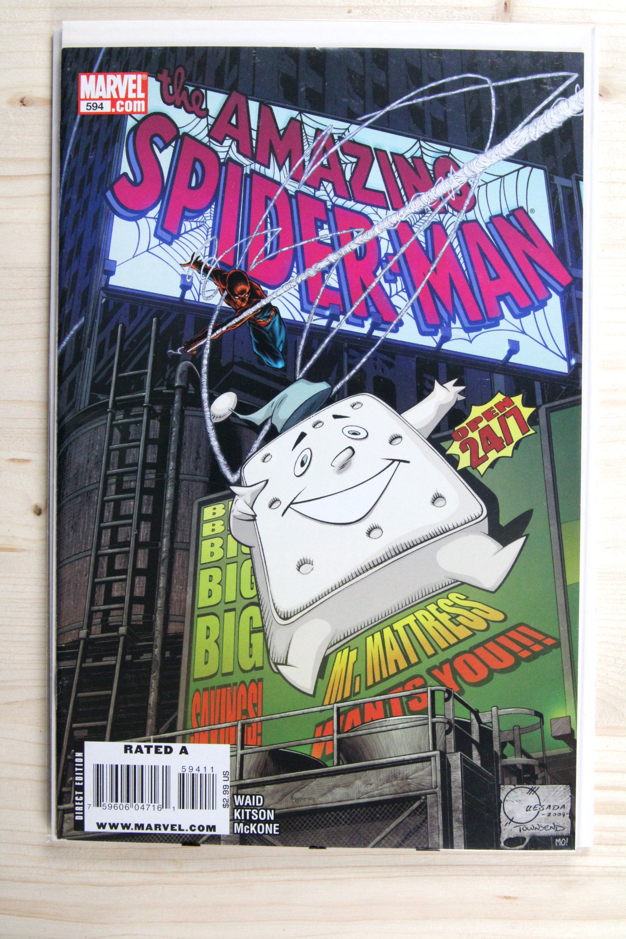 The Amazing Spider-Man #594 – Marvel (2009) 9.4 NM 24/7