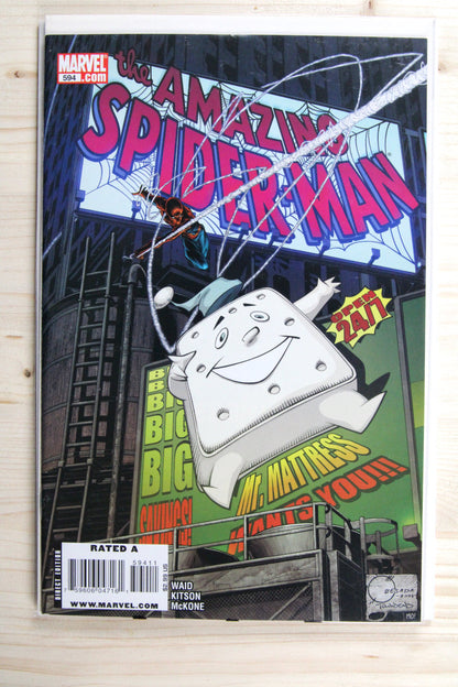 The Amazing Spider-Man #594 – Marvel (2009) 9.4 NM 24/7