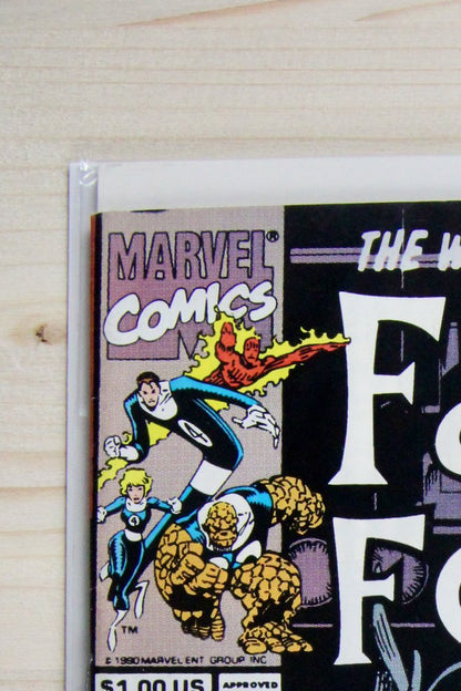 Fantastic Four #347 – Marvel (1990) 8.5 VF+ Signed Art Adams