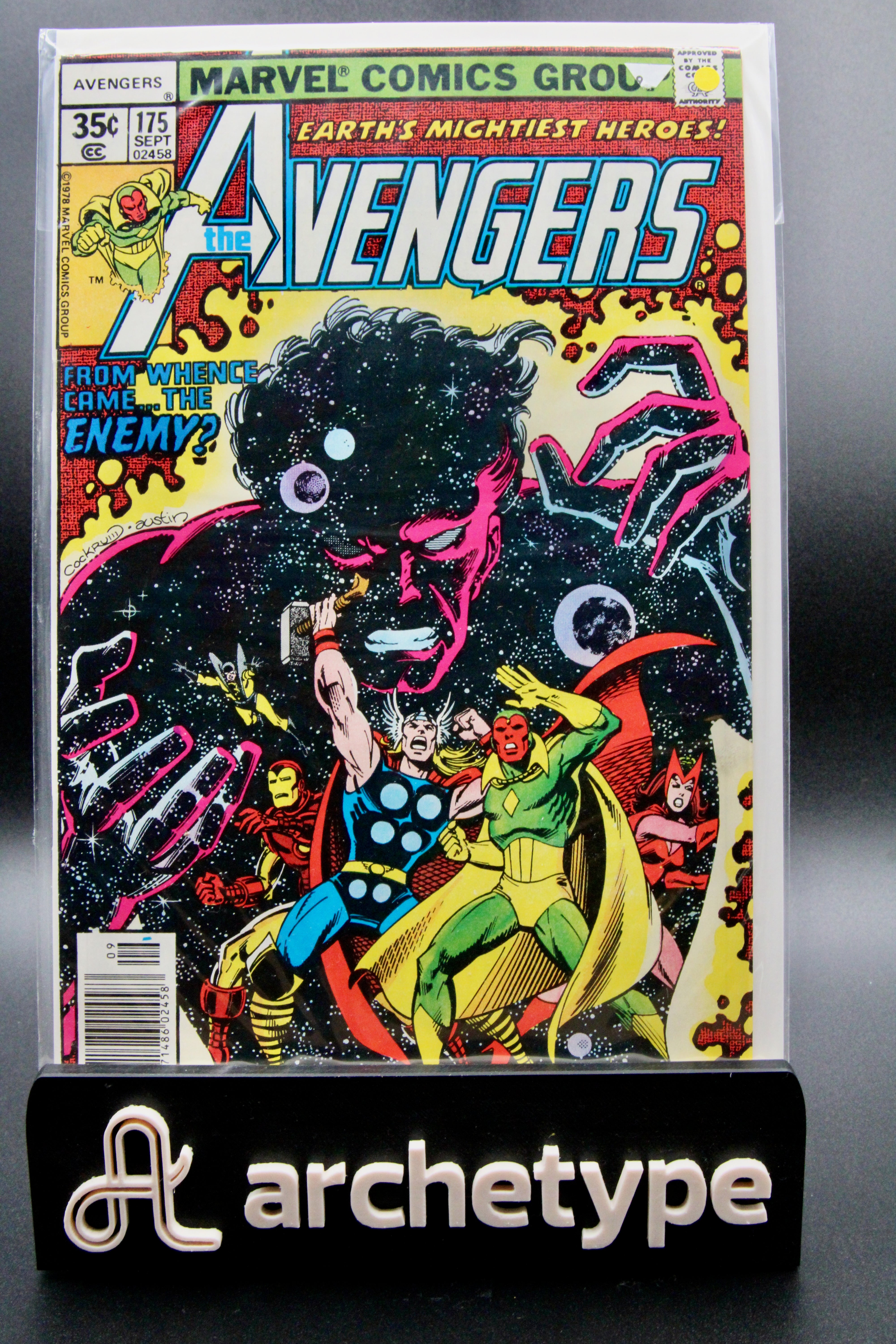 The Avengers #175 – Marvel (1978) "The Avengers" Korvac Saga | Terry Austin cover