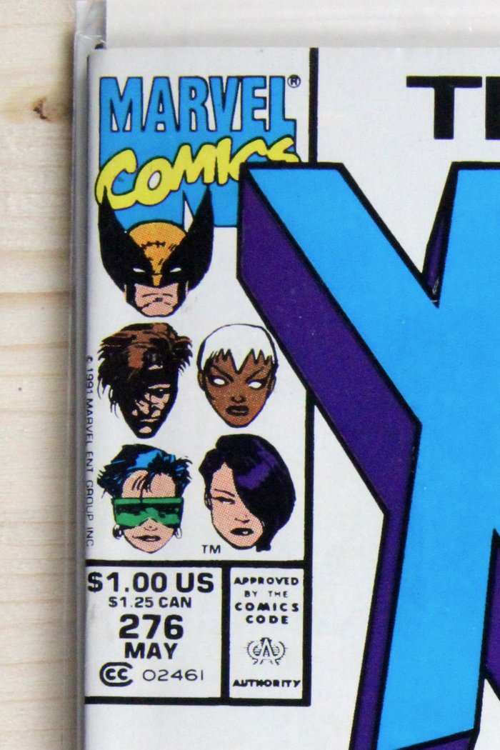 The Uncanny X-Men #276 – Marvel (1991) 9.0 VF/NM Chris Claremont story | Jim Lee story | Newsstand