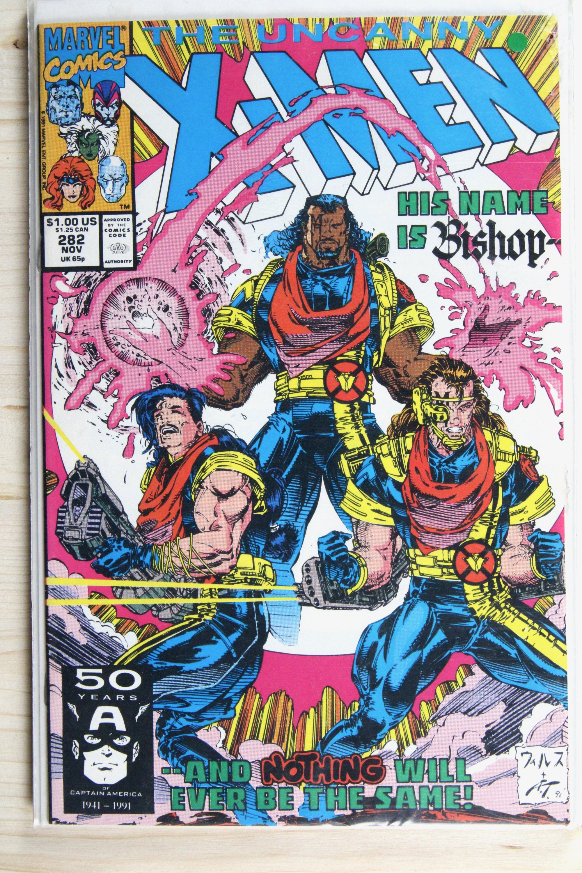 The Uncanny X-Men #282 – Marvel (1991) 9.0 VF/NM John Byrne story | Whilce Portacio story