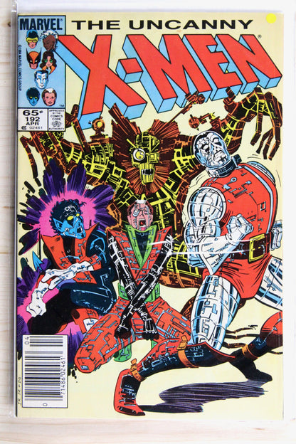 The Uncanny X-Men #192 – Marvel (1985) 9.0 VF/NM Chris Claremont story | Newsstand