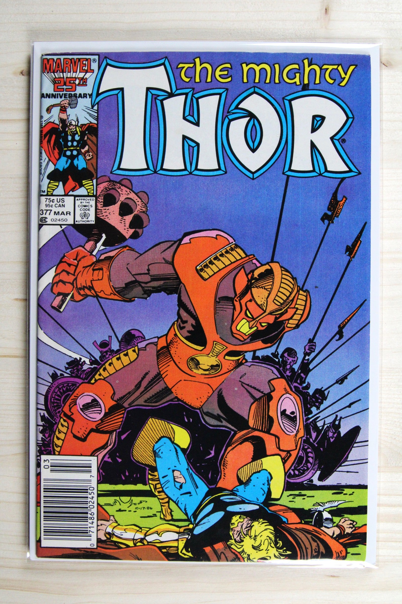 Thor #377 – Marvel (1987) 9.0 VF/NM Newsstand