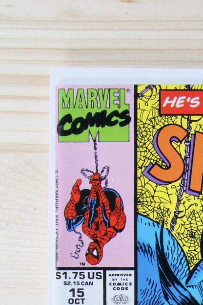 Spider-Man #15 – Marvel (1991) 9.2 NM- Erik Larsen story