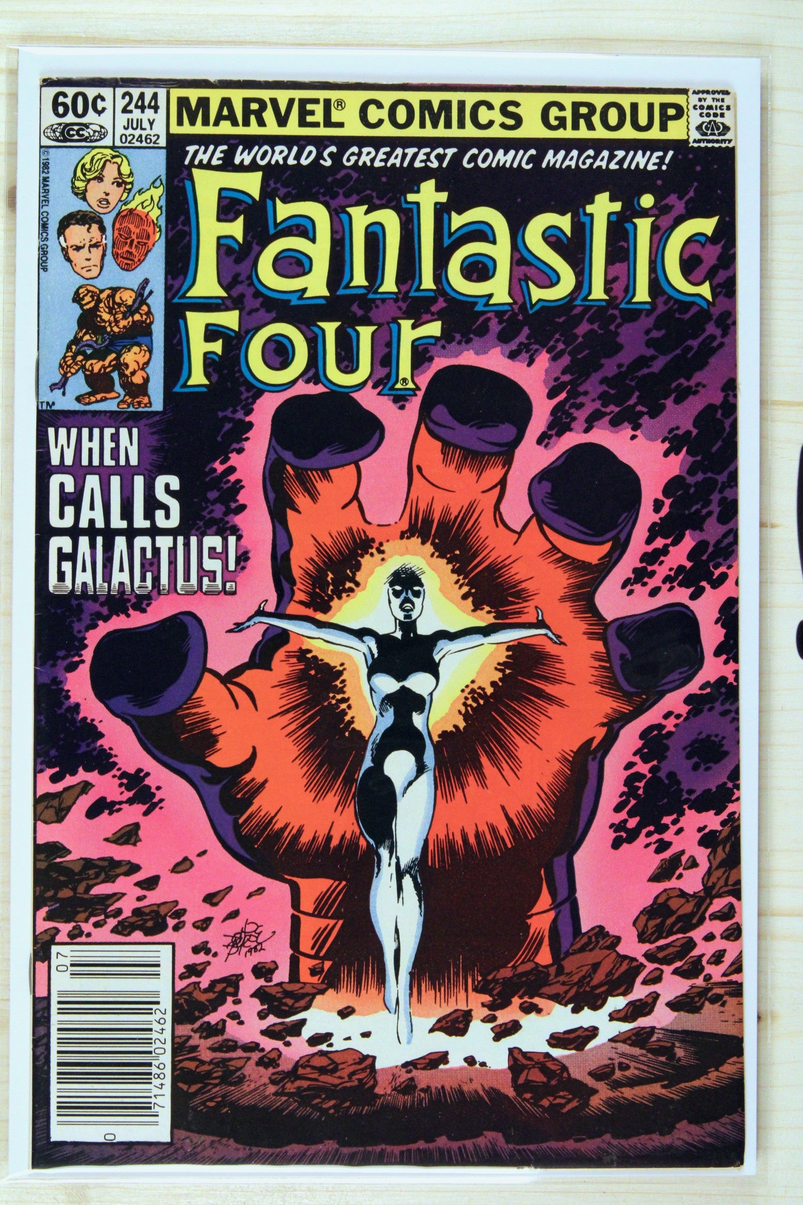 Fantastic Four #244 – Marvel (1982) 7.5 VF- John Byrne story | Newsstand Edition