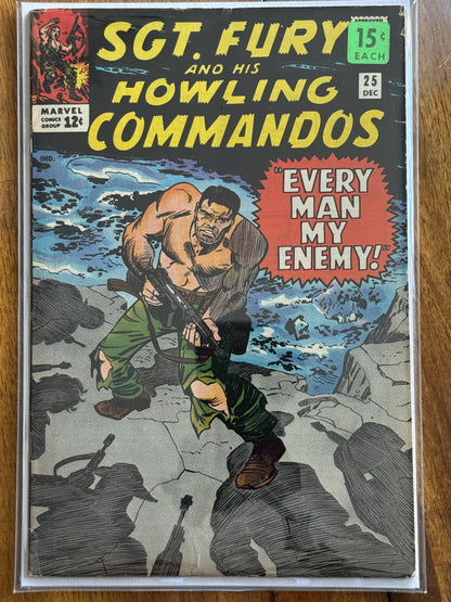Sgt. Fury and His Howling Commandos #25 – Marvel Comics (1965) 5.0 VG/FN