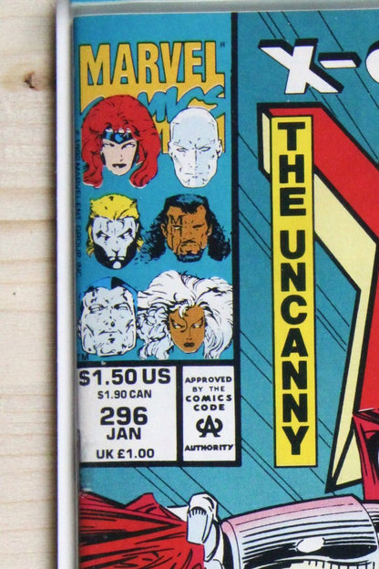 The Uncanny X-Men #296 – Marvel (1993) 9.0 VF/NM X-Cutioner's Song | Terry Austin cover
