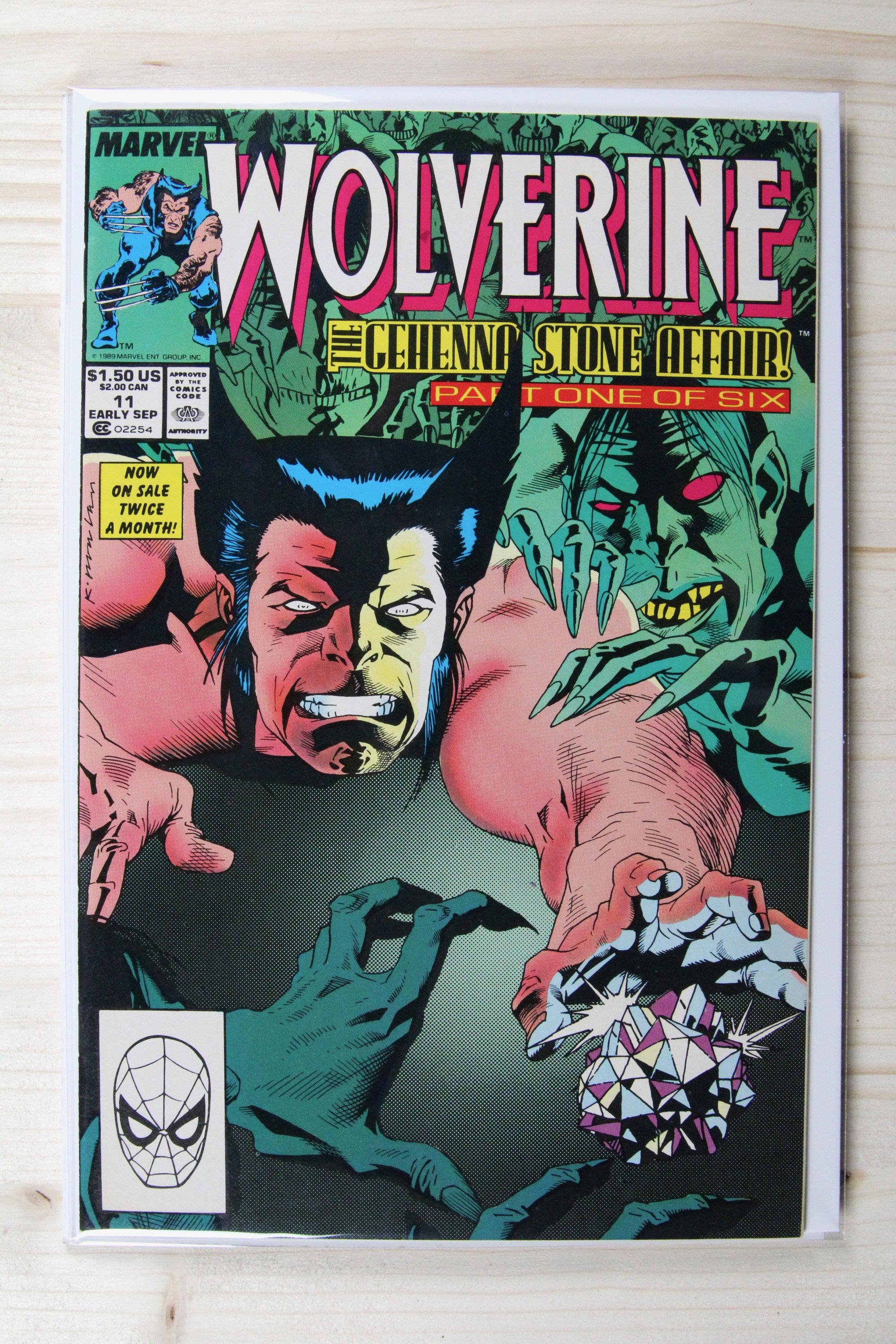 Wolverine #11 – Marvel (1989) 9.0 VF/NM The Gehenna Stone Affair