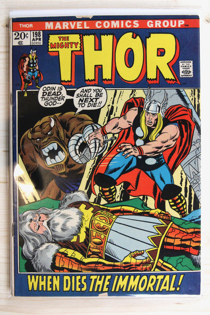 Thor #198 – Marvel (1972) 5.5 FN- Stan Lee