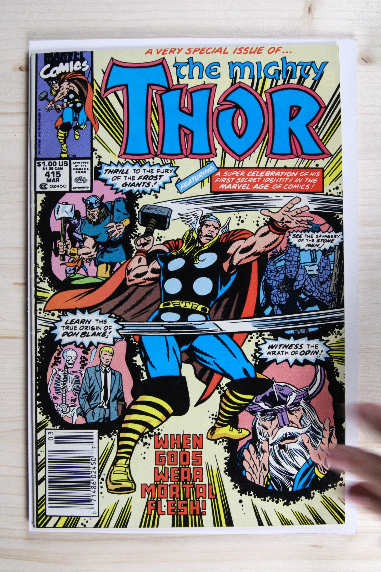 The Mighty Thor #415 – Marvel (1990) 8.0 VF Newsstand