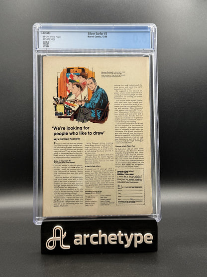 The Silver Surfer #3 – Marvel (1968) CGC 6.0 Off-White Pages