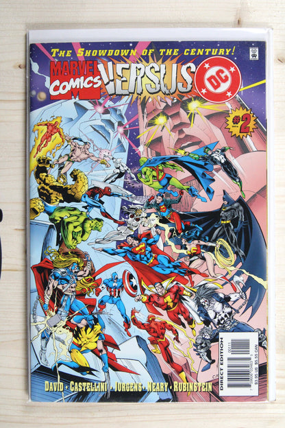 Marvel Comics Versus DC #2 – Marvel and DC (co-published) (1996) 9.4 NM Direct Edition