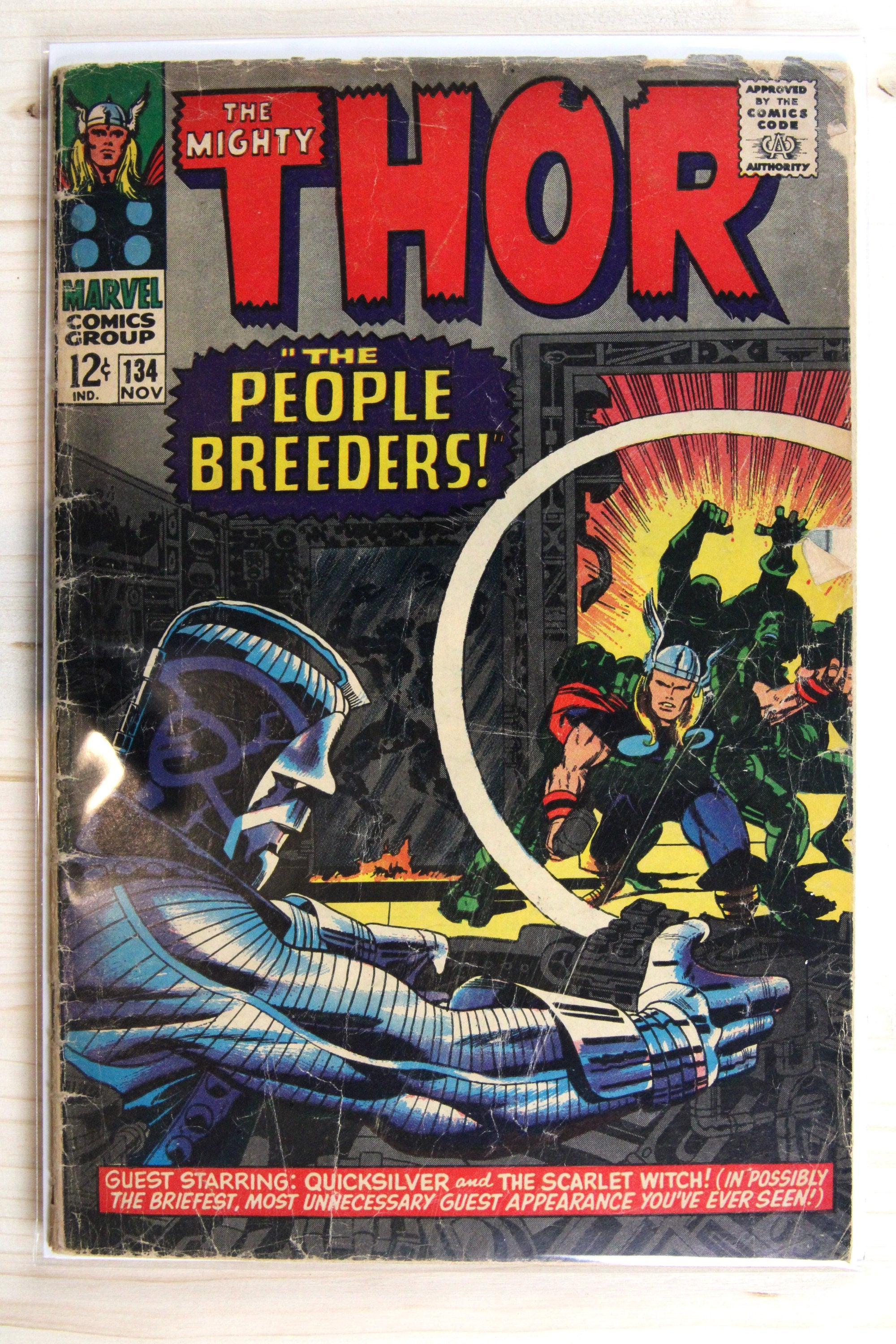 Thor #134 – Marvel (1966) 3.5 VG-