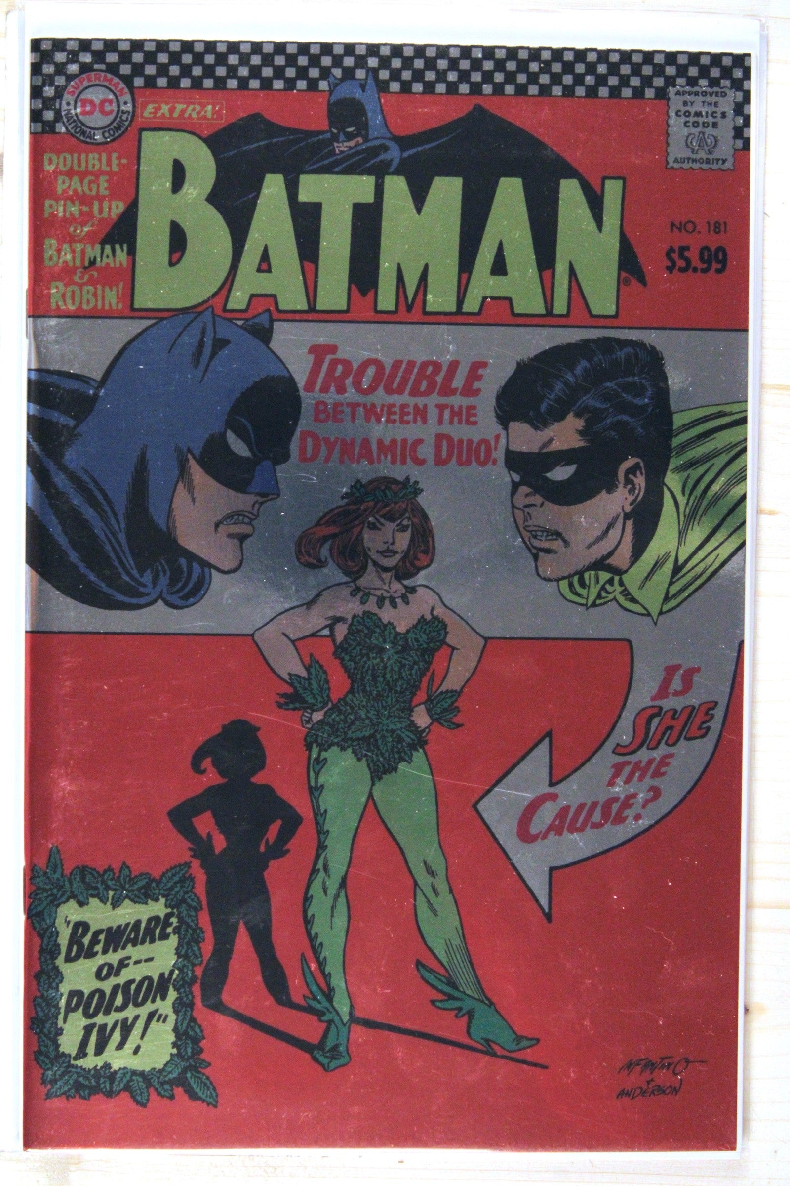 Batman #181 – DC (1966) 9.6 NM+ 2023 Foil Facsimile