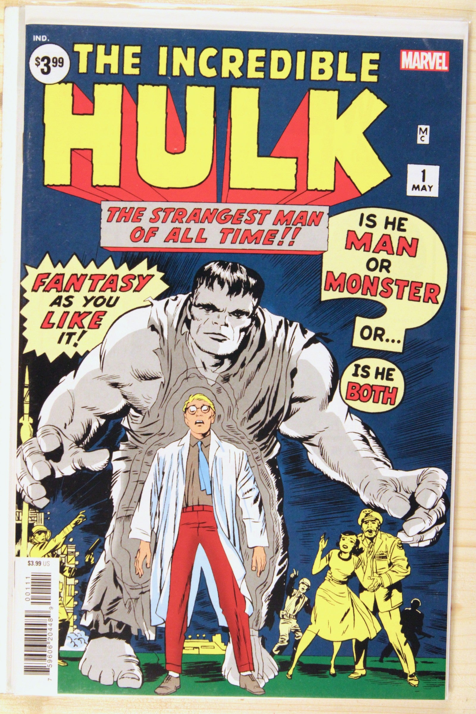 The Incredible Hulk #1 – Marvel (2023) 9.6 NM+ Facsimile
