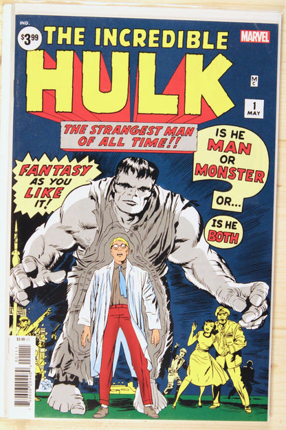 The Incredible Hulk #1 – Marvel (2023) 9.6 NM+ Facsimile