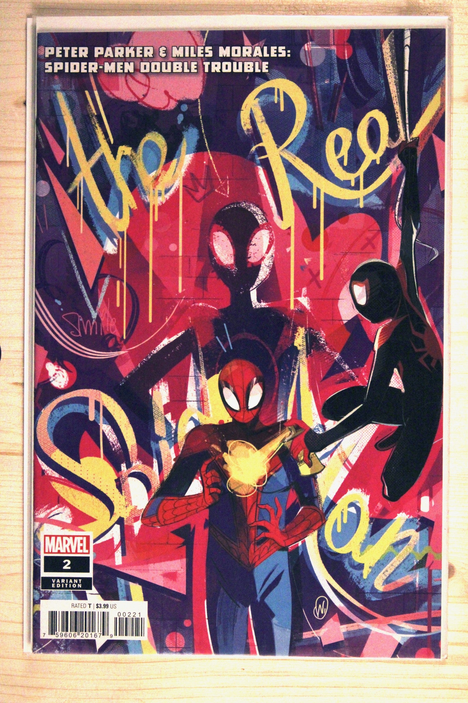 Peter Parker and Miles Morales Spider-Men Double Trouble  #2 – Marvel (2023) 9.6 NM+ Baldari