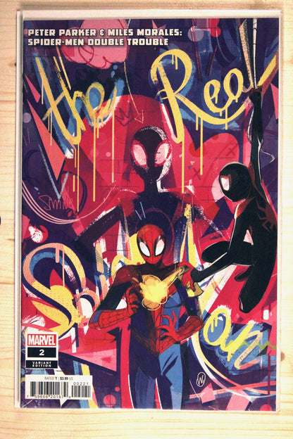 Peter Parker and Miles Morales Spider-Men Double Trouble  #2 – Marvel (2023) 9.6 NM+ Baldari