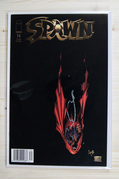 Spawn #74 – Image (1998) 8.0 VF Greg Capullo art | Todd McFarlane story | Newsstand