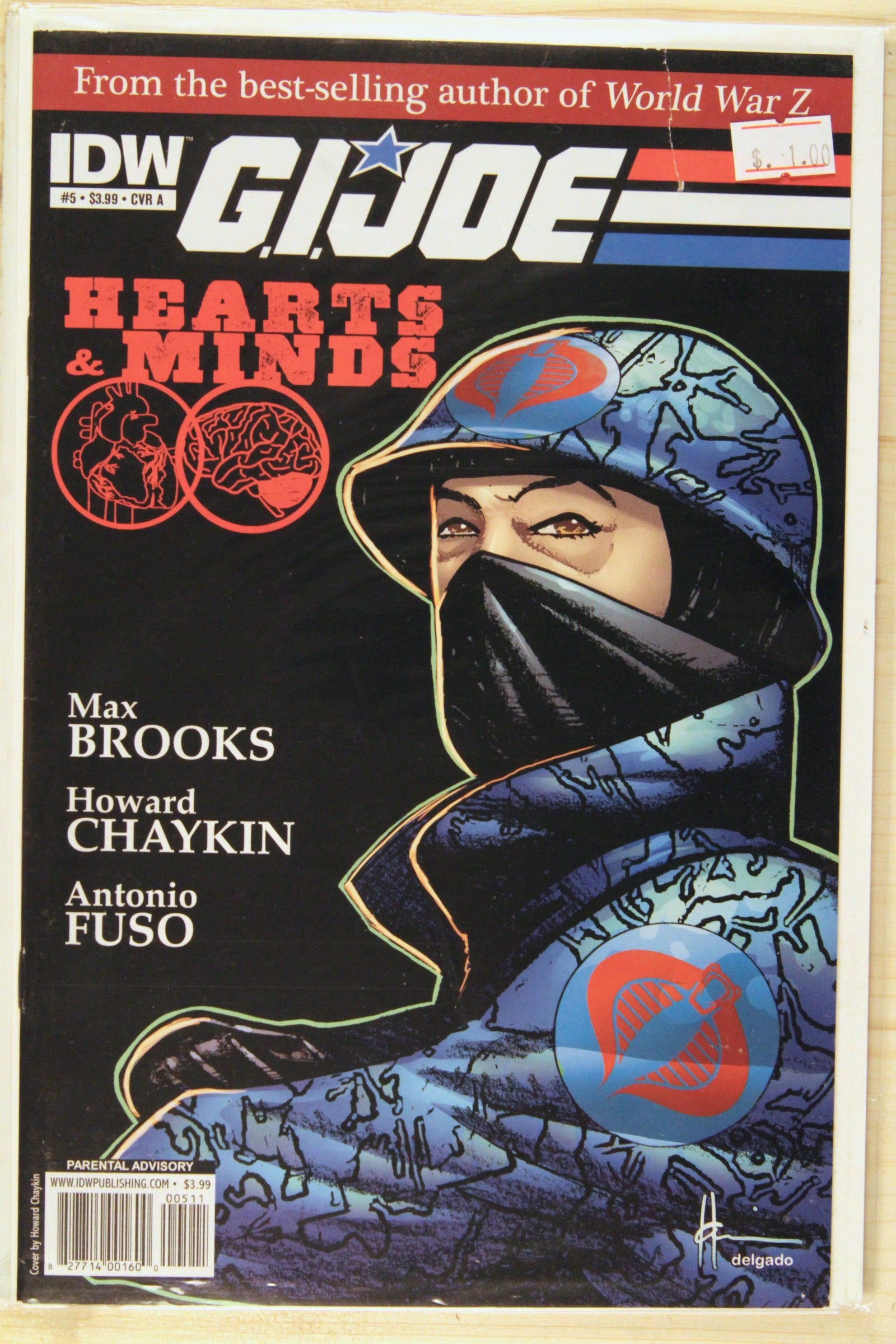 G.I. Joe: Hearts & Minds #5 – IDW Publishing (2010) 7.5 VF- CVR A