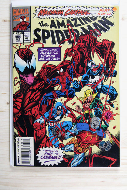 The Amazing Spider-Man #380 – Marvel (1993) 9.0 VF/NM Maximum Carnage