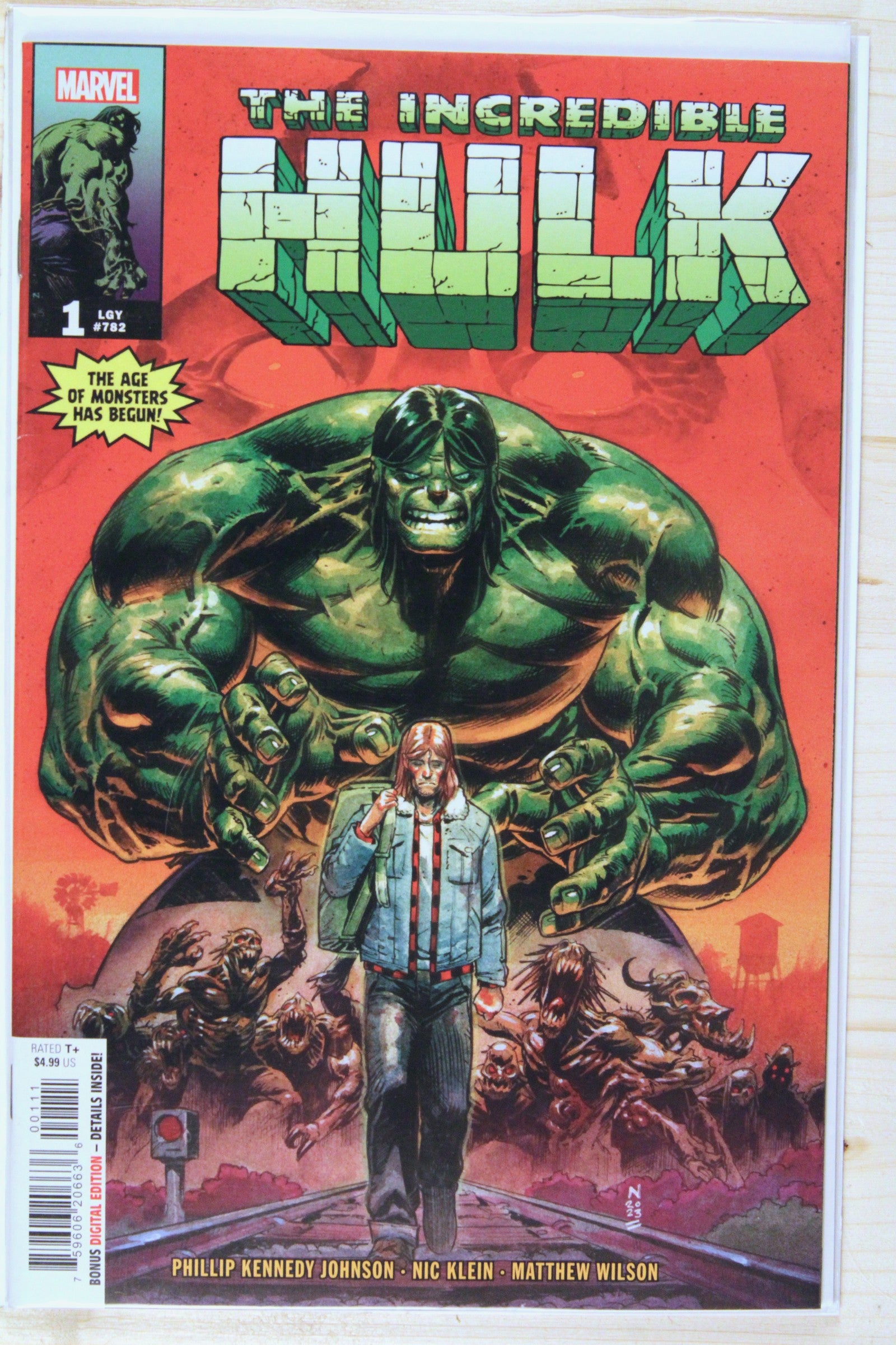 Incredible Hulk #1 – Marvel (2023) 9.6 NM+ Patrick Gleason cover