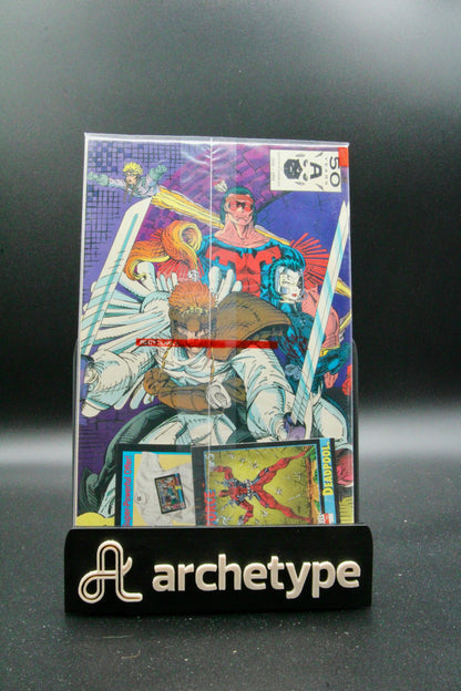 X-Force #1 – Marvel (1991) Deadpool Card + Negative Variant Sealed