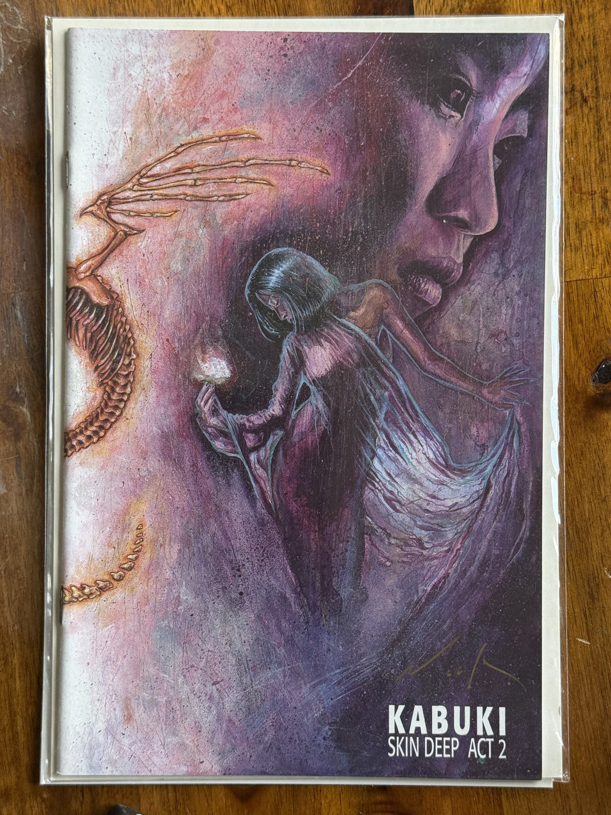 Kabuki: Skin Deep #2 Signed Mack – Caliber Comics (1997) 9.0 VF/NM