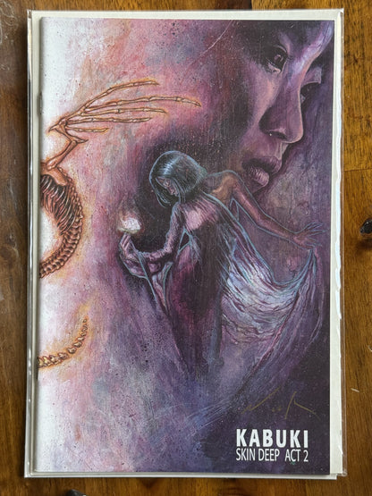Kabuki: Skin Deep #2 Signed Mack – Caliber Comics (1997) 9.0 VF/NM