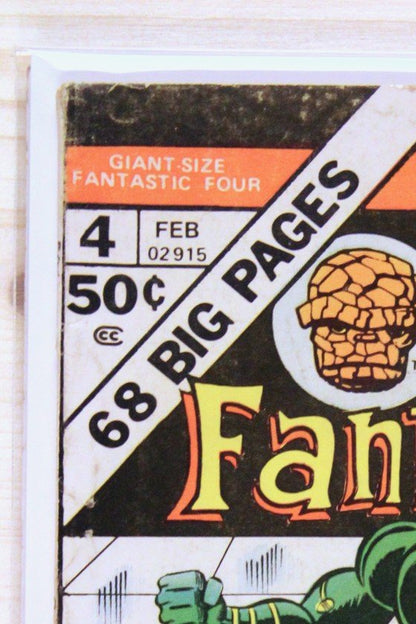 Giant-Size Fantastic Four #4 – Marvel (1975) 3.5 VG- Chris Claremont story | Jack Kirby art